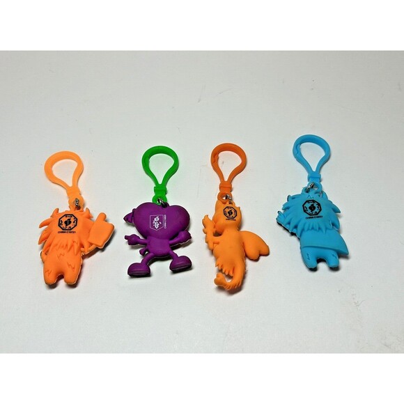 American Heart Association Kids Challenge Keychain Lot of 4 Backpack Clip - Picture 3 of 5